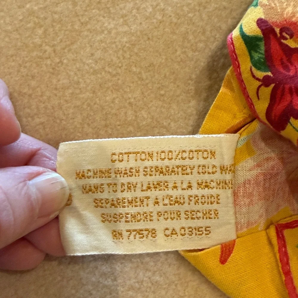 April Cornell Yellow and Green Accent Pillow - Picture 8 of 8